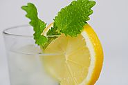 A Glass of Warm Water With Fresh Lemon Juice