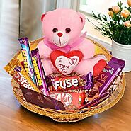 Send Basket of Love Same Day Delivery - OyeGifts