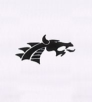 Fire Breathing Silhouetted Dragon Embroidery Design | EMBMall