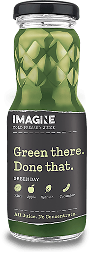 WAKE UP TO A FRESH GREEN JUICE – IMAGINE