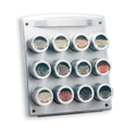 Kamenstein 12 Tin Magnetic Spice Rack