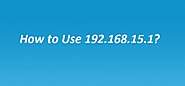 192.168.15.1 - RouterInstructions.com