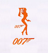 Richards Bond Girl 007 Embroidery Design | EMBMall
