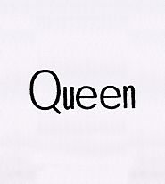 Elegant Queen Text Cap Embroidery Design | EMBMall