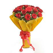 Beautiful Twenty - Celebrate your day of love with this beautiful bunch of roses in a romantic way.