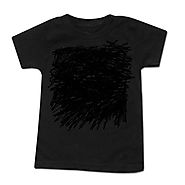 Black Scribble T-shirt