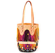 Louis Vuitton Monogram Multicolor Fringe Bucket Bag