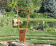 Wind harps will beauty to the landscape view with pleasant musical sound