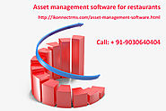 Asset management software for restaurants| Asset tracking software for Restaurant