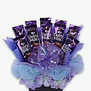 Buy/Send Dairy Milk Hamper - YuvaFlowers