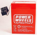 Power Wheels Dora Jeep Wrangler Battery