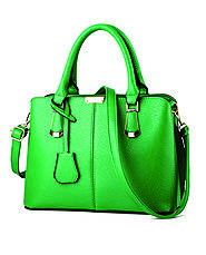 Crossbody Shoulder Tote Satchel Bag (Green) - Bobbies Want