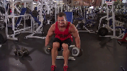 Seated Dumbbell Side Lateral Raise