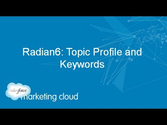 Radian6 Training: Topic Profile and Keywords