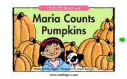 Maria Counts Pumpkins - LAZ Reader [Level A-kindergarten]