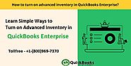 Steps to Turn on Advanced Inventory in QuickBooks Enterprise