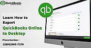 Converting a QuickBooks Online Company File to QuickBooks Desktop