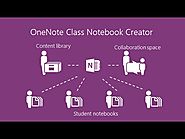 Teachers - Get Started with OneNote Class Notebook Creator