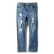 Denim Reed Knit Jeans