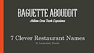 Best Lunch Spots Ft. Lauderdale | Baguette Abouddit | Ft. Lauderdale