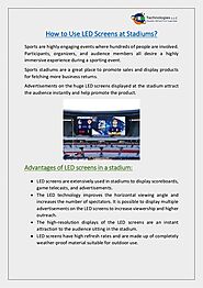 How to Use LED Screens at Stadiums?