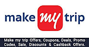 MakeMyTrip Offers → Upto 50% OFF MakeMyTrip's Hotel & Flight Offers - OffersGenie