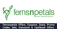 Ferns N Petals (FNP) Offers → Upto 10% OFF Ferns N Petals (FNP)'s Gifts & Flowers Offers - OffersGenie