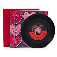 Aretha Franklin Valentine's Day Card with Vinyl Record (45 Record and 2 songs)