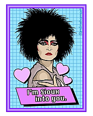 Siouxsie & The Banshees Valentine's Day Card