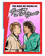 David Bowie and Mick Jagger Valentine’s Day Card