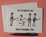 The Beatles Valentine’s Day Card