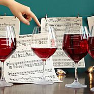 Major Scale Musical Wine Glasses - Set of 2 | Etched Red Wine Glasses, Music, tune | UncommonGoods