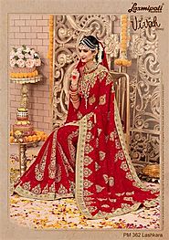 Buy Indian Wedding Sarees Online at Best Price | Laxmipati Sarees