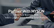 Become an Exclusive Solar Channel Partner to MYSUN
