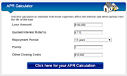 APR Calculator - Caluclate your annual percentage rate