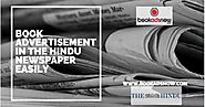 Bookadsnow: The Best Way to Release your Advertisement in The Hindu