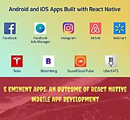 5 Eminent Apps: An Outcome of React Native Mobile App Development – News on Web Design and Deveopment