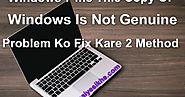This Copy Of Windows Is Not Genuine - Aaiye Sikhe