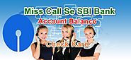 Miss Call Se SBI Bank Account Balance Kaise Check Kare #Mini Statement
