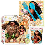 Disney Moana Party Supplies - Snack Party Pack for 8