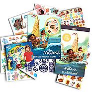Disney Moana Stickers and Tattoos Party Favors Pack -- 50 Moana Temporary Tattoos and Over 250 Stickers (Moana Party ...
