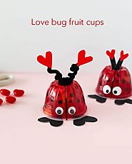 Adorable Fruit Cup Ladybugs