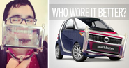 Smart's "Who Wore It Better" Twitter Campaign Turns Selfies Into Custom Cars