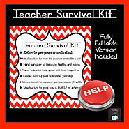 Teacher Survival Kit: EDITABLE by Teaching Is A Gift | TpT