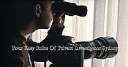 Four Easy Rules Of Private Investigator Sydney