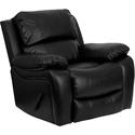 Flash Furniture Leather Rocker Recliner - Dark Brown