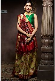 Patola Silk Saree | Patola Sarees With Price | Ikkat Silks Saris