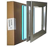 Air Louver 7"(W) X 22"(H) Tempered Glass Pak-Vision Lite & Glazing | Amazing Doors & Hardware, LLC