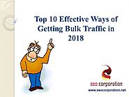 How to get Massive Traffic in SEO | SEO India