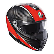 Sport Modular - Aero Carbon / Red | AGV Helmets